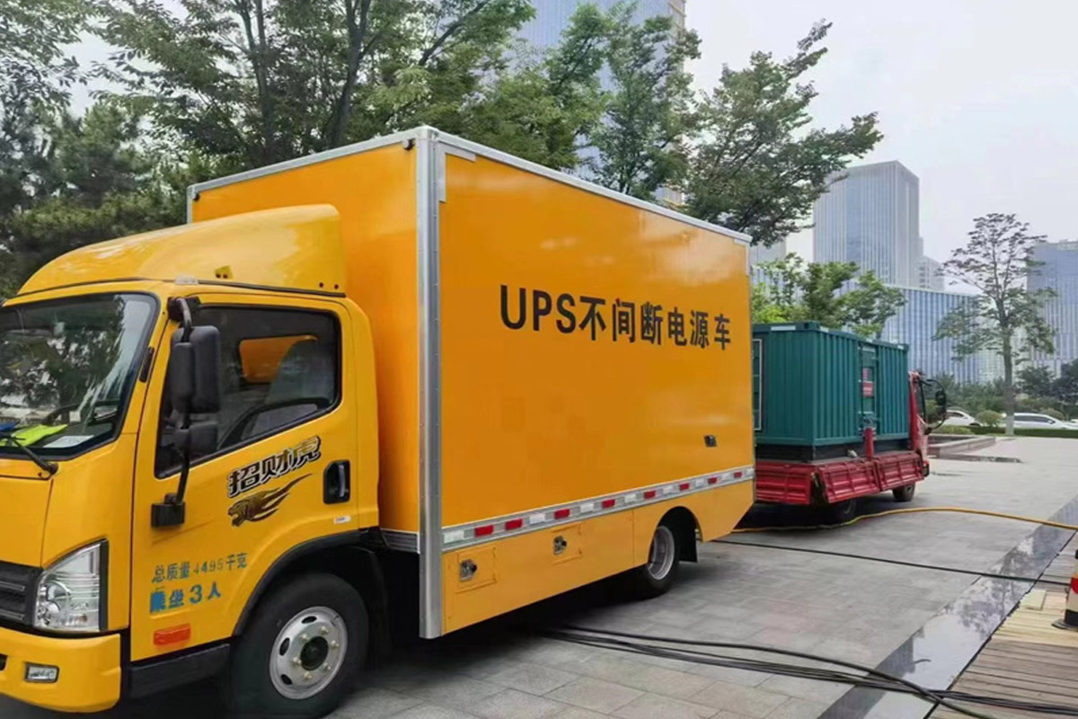 龙泉发电机租赁施工现场